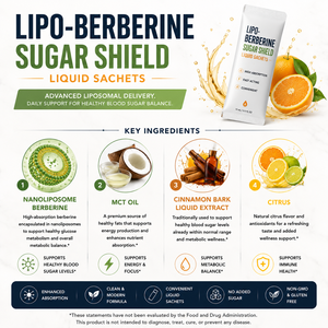 Complexe de Lipo-Berberine Liquide en Sachet à Biodisponibilité Optimale, Conforme aux Réglementations, Production en Vrac par Usine OEM - Product Image 2
