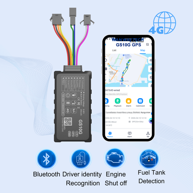 4G Fleet Management GPS Tracker Real-Time Vehicle Tracking Multi-Platform Support Driver Behavior Monitor Car Locator