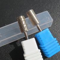 Forets à ongles à bord droit en carbure de baril Portable professionnel créant un polisseur à ongles de ligne de sourire avec échantillon disponible