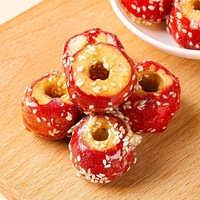 Gefreeze-droogde gekonfijte hawthorn FD holle hele knapperige bulk pitloze gedroogde gekonfijte hawthorns klaar om te eten
