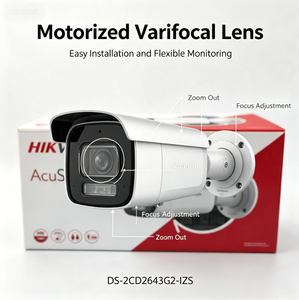 กล้องวงจรปิด HIK DS-2CD2643G2-IZS 2.8-12 มม. 4MP AcuSense มอเตอร์ปรับระยะโฟกัสได้ รุ่น Bullet Network Camera กันน้ำ IP65 รองรับ POE พร้อมระบบมองกลางคืน - Product Image 4