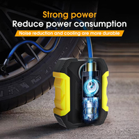 DC 12V Mini Tragbarer Reifenfüller 150PSI Kabelgebundene Elektrische Luftpumpe Automatisch Leichtgewichtig Auto-Zigarettenanzünder Schrader-Ventil