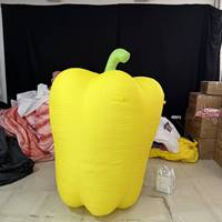 Ballon gonflable en forme de poivron pour la publicité et la décoration