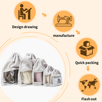 Un sac de rangement transparent entièrement fermé et étanche à l'humidité, un sac anti-poussière réutilisable