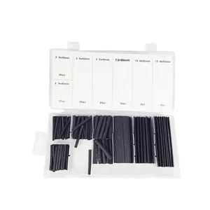 127PCS Black Kunden spezifische wärme schrumpf bare Kabel reparatur hülse, isoliertes Schrumpf rohr wasserdicht und hoch temperatur beständig. - Product Image 3
