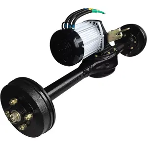 2200 W 60v 72v Differential Gearbox Motor Electric Tricycle Four-wheel Drum Brake Rear Axle