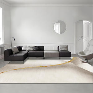 Alfombra Abstracta Estilo Wabi Sabi, Rectangular, Imitación de Cachemira, Antideslizante, para Uso Doméstico, Sala de Estar, Dormitorio, Entrada, Pasillo - Product Image 3