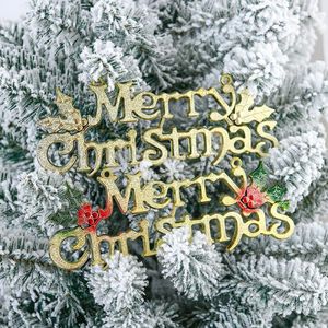 Breloque découpée en acrylique brillant <span class=keywords><strong>de</strong></span> luxe avec inscription Joyeux Noël pour la création <span class=keywords><strong>de</strong></span> bijoux DIY, projet artisanal, article <span class=keywords><strong>de</strong></span> célébration du Nouvel An - Product Image 5
