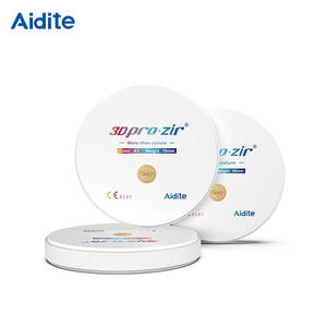 Aidite 3d pro <span class=keywords><strong>zir</strong></span> multistrato disco Zirconia dentaria Zirconia Blank blocco fresatura Cadcam laboratorio dentale - Product Image 1