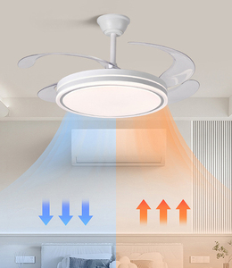 Ventilador de Techo LED Invisible con Luz y Control Remoto para Dormitorio o Comedor - Product Image 3