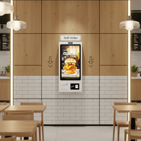 Kiosque interactif en libre-service de 23,6 pouces avec écran tactile capacitif, lecteur de codes-barres SDK, reconnaissance faciale, prise en charge multi-OS, utilisation en intérieur