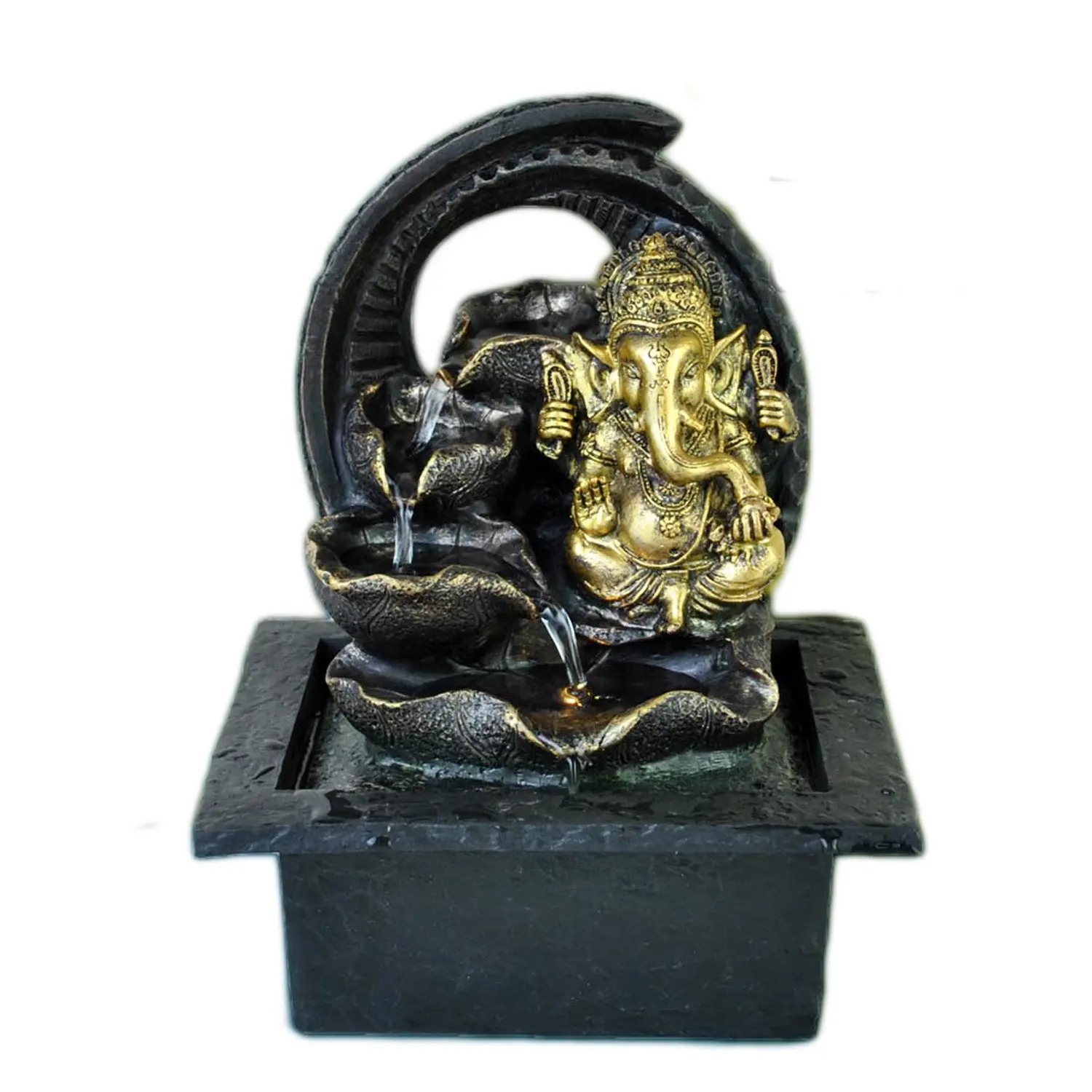 Polyresin 동상 인도 신 분수 코끼리