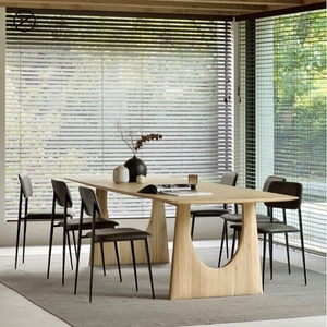 <span class=keywords><strong>Mesa</strong></span> de Comedor Nórdica de <span class=keywords><strong>Madera</strong></span> Maciza, Escritorio Rectangular de Roble Moderno y Minimalista, <span class=keywords><strong>Mesa</strong></span> de Conferencia Creativa para Oficina - Product Image 2
