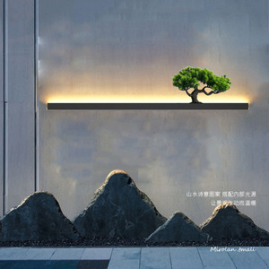 Outdoor Wall <b>Light</b> Long Strip Led Waterproof Garden Landscape <b>Plant</b> <b>Light</b> For Villa Courtyard Exterior Decoration - Product Image 1