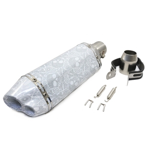 Silenciador para motocicleta, tubo de escape de doble salida - Product Image 3