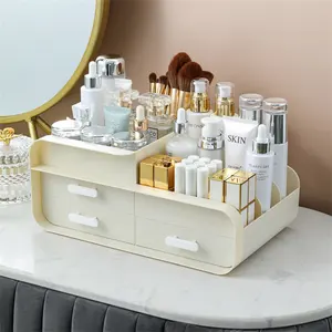 Atacado Clear Multifunction Big Capacity Storage Organizer Box Grande Cosmetic Storage Drawers E Jewelry Display Box