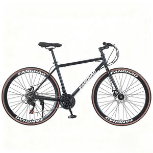 Venta al por mayor de China 700C Road Race Sport Bike Horquilla de acero Freno de disco Engranajes de 21 velocidades Pedal ordinario <span class=keywords><strong>Bicicleta</strong></span> de carretera - Product Image 3