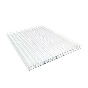 Feuilles creuses cellulaires de <span class=keywords><strong>polycarbonate</strong></span> de panneau alvéolaire clair de policarbonato pour l'abri de pluie de toit - Product Image 2