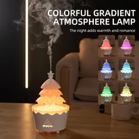 Arbre de Noël mini humidificateur diffuseur parfum diffuseur d'huile essentielle diffuseur d'arôme machine pour chambre