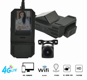 Dashcam Dual Dashcam AI Dashcam con allarme di guida a fatica Video in diretta Streaming Wifi Hotpot 4G piattaforma di tracciamento GPS - Product Image 3