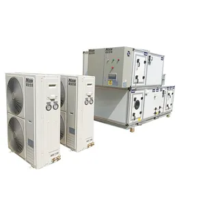 Commercial Air Conditioning Ahu Ventilation Unit / Clean Room 100% Fresh Air Handling Unit With Heat Recovery