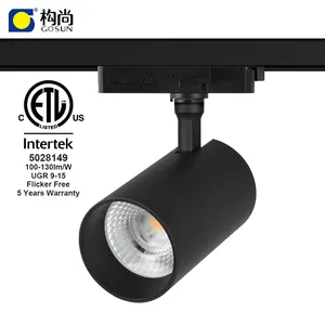 100-240v US Standard CRI97 นําสปอตไลท์ติดตาม 15-34W Cob ไฟ LED ติดตามสําหรับพืชเติบโต