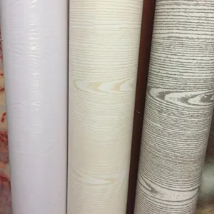 Deep Embossed Decorative Pvc Membrane Foil For Pvc Door Mdf Vacuum Press Pvc Wood Grain Membrane Furniture Film