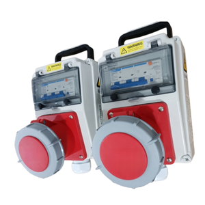 กล่องปลั๊กไฟฟ้าอุตสาหกรรมแบบพกพา 16A 220V กันน้ำ - Product Image 2