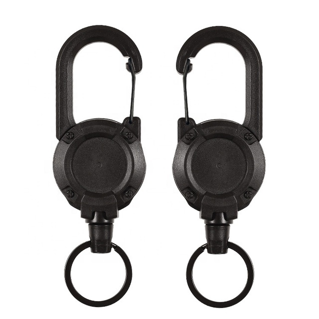 Heavy Duty Strong Carabiner Retractable Badge Reel  Keychain Wholesale