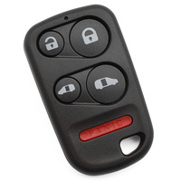 Étui de clé de voiture télécommandée Hon à 5 boutons noir, coque de clé de voiture sans clé pour véhicule