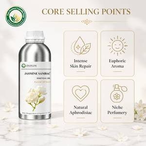 Huile d'aromathérapie bien-être au jasmin sambac (Jasminum Sambac) pour une ambiance euphorique, le soulagement du stress et l'harmonie intérieure - Product Image 3
