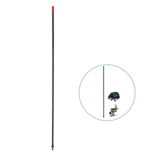 เสาอากาศแบบแท่งไฟเบอร์ Cb Ham สำหรับวิทยุ ขนาด 2 ฟุต/3 ฟุต/4 ฟุต 27mhz เสาอากาศมือถือ - Product Image 3