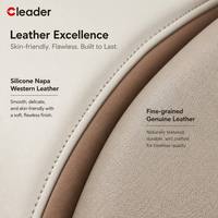 Chaise de bureau exécutive présidentielle en cuir Napa, ergonomique, à dossier haut, avec support mobile à 360 degrés et base en silicone, pour usage commercial et directionnel
