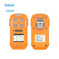 Safewill ES30P Détecteur de gaz hydrogène de haute précision Moniteur de gaz multi-4 portable personnalisé Capteur infrarouge de dioxyde de carbone (CO2)