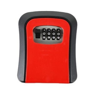 Wall Mounted <b>Combination</b> <b>Lock</b> Key <b>Box</b> G2 5 Black Plastic Minimalist Style For Construction Sites Homestays Cross Border Use - Product Image 3