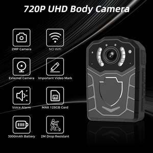 Cámara Corporal HD 1080P con Precio de Fábrica, Pantalla IPS de 2 Pulgadas, Visión Nocturna Infrarroja, Antivandálica, Detección de Movimiento, 128GB Máx., 3000mAh - Product Image 2