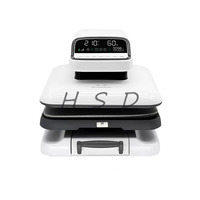 Mesin Press Panas Otomatis Smart Drawer untuk Transfer Kaos, Kontrol Digital untuk Pabrik Sublimasi Pakaian Kustom