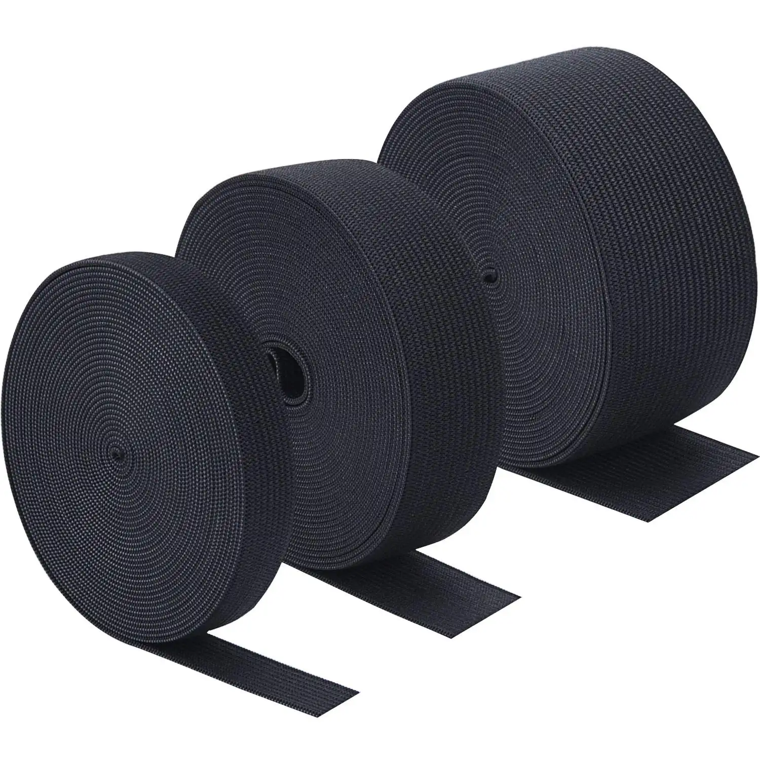 Black Elastic Band Elastic Straps Stretch Elastic for Sewing