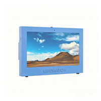 Affichage numérique LCD mural extérieur de 21,5 pouces, écran tactile, étanche IP65, luminosité de 3000 nits pour la rue et la route
