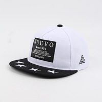 Casquette Snapback à 5 Panneaux 100% Coton à Bord Plat, Logo Personnalisé, Style Hip-Hop, pour Activités de Plein Air, DIY, Vente en Gros