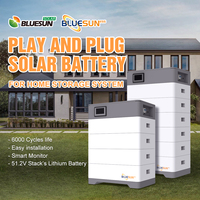 Batería de almacenamiento de energía solar Bluesun BYD 20Kwh 30Kwh Batería de litio solar de alto voltaje con 10 años de garantía de calidad