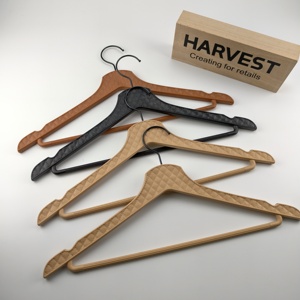 Nieuwe Aankomst Op Maat Gemaakte Luxe Heavy-Duty Pp Plastic Kleerhanger Antislipstang Spuitgegoten Garderobezak Met Één Laag - Product Image 1