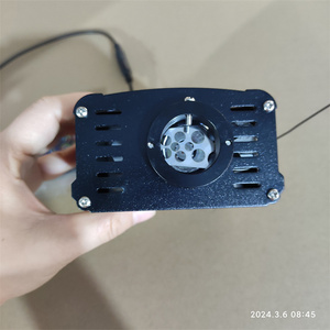 0.75mm Fiber 600pcs 3m Mobile APP <strong>Control</strong> Fiber Optic Light Engine DC12V Twinkle RGB for Room Ceiling and Car Roof Starlight - Product Image 4