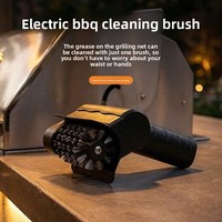 Nettoyeur de barbecue motorisé pour le nettoyage des grils portables et des ustensiles de cuisine de plein air