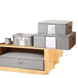 Paquete de 2 Bolsas de Almacenamiento Plegables Grandes para Debajo de la Cama, para Mantas, Ropa, Edredones, Caja de Almacenamiento Debajo de la Cama - Product Image 1