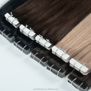 Extensions à bandes adhésives injectées de qualité salon, invisibles, sans couture, double épaisseur, Remy, fournisseur d'extensions capillaires invisibles à bandes adhésives - Product Image 1