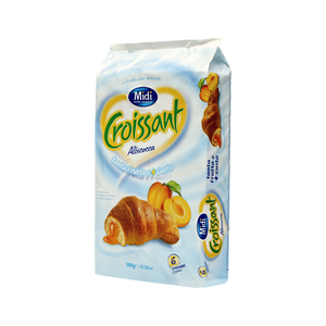 MIDI Fresh Croissant Albicocca (Paquete de 6) Bolsa de 300g Pasteles Frutales - Product Image 1