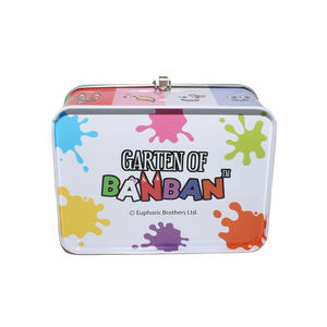 Boîte de rangement rectangulaire en fer blanc mat, hermétique, à thème monstre, avec couvercle à vis, pour petits accessoires, articles pour enfants, mini-cadeaux - Product Image 6