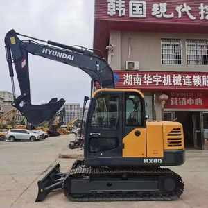 HX80ฮุนได8ตันเครื่องขุดสำหรับโครงสร้างพื้นฐานแบรนด์เกาหลีประสิทธิภาพสูง100% ใหม่ - Product Image 4