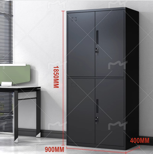 Armoire de classement en acier à 2 portes, armoires de rangement métalliques, mobilier de bureau - Product Image 5